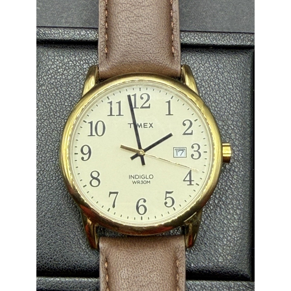 EUC 39 MM Gents Timex Indiglo Working Strap J26